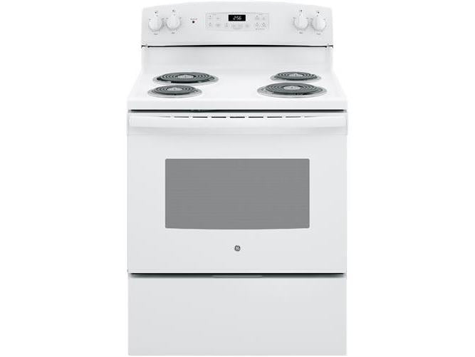 GE 30" FS E Range White
